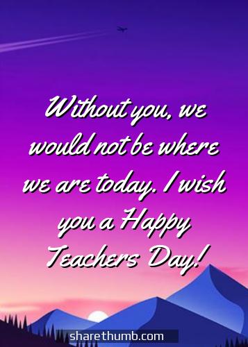 happy teachers day messages quotes in english